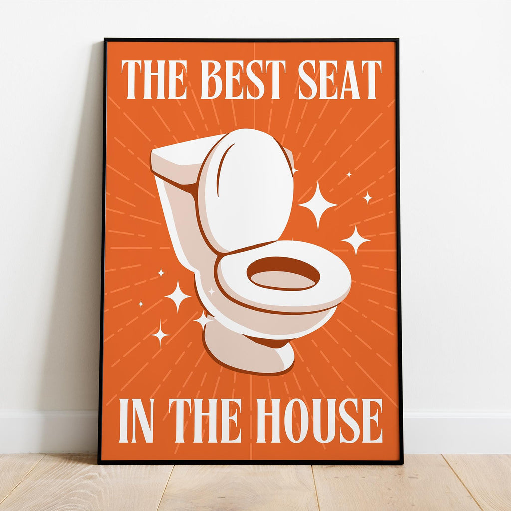 The Best Seat in the House Poster – Premium Museum-Quality Print, Framed Artwork with Sustainable Materials for Home Decor