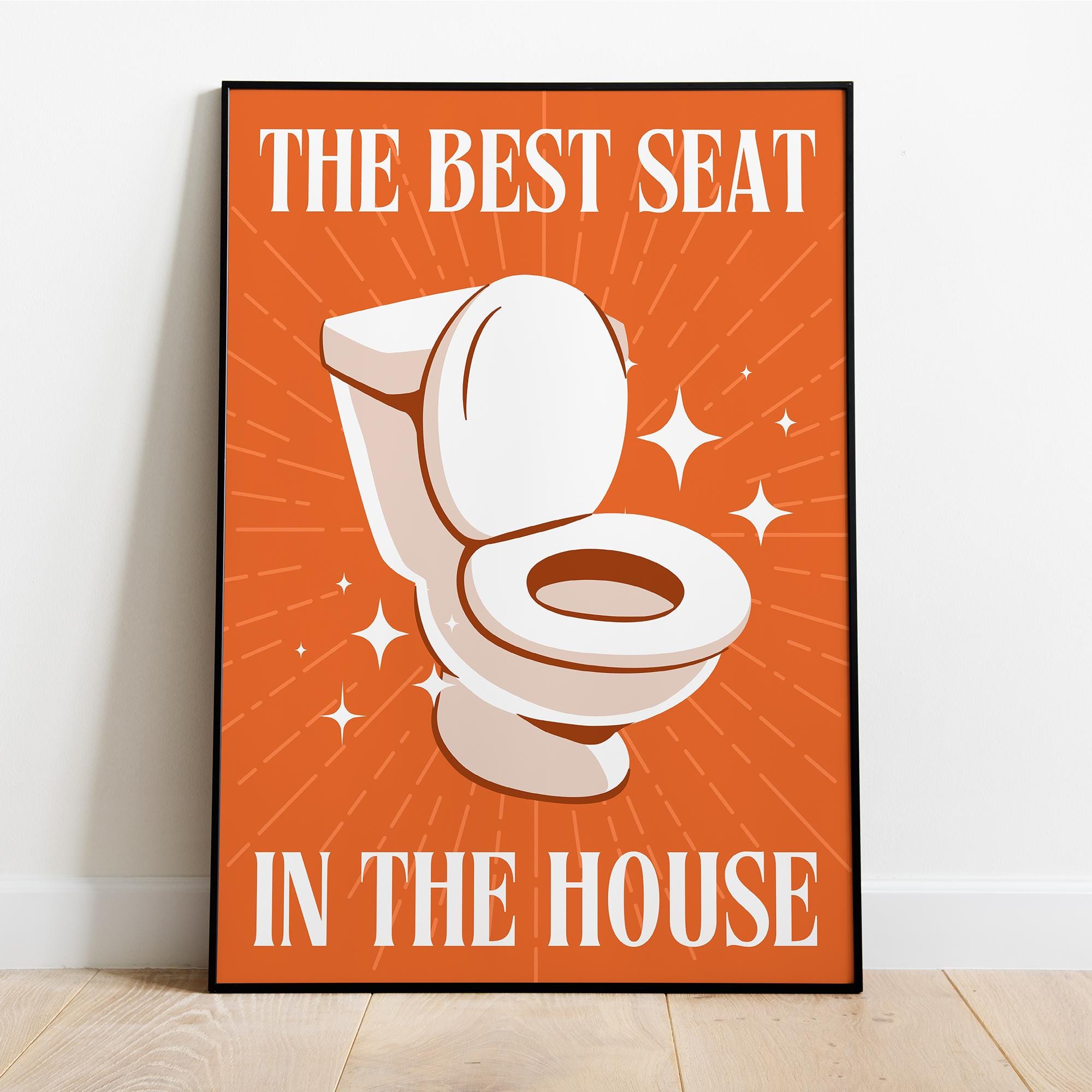 The Best Seat in the House Poster – Premium Museum-Quality Print, Framed Artwork with Sustainable Materials for Home Decor