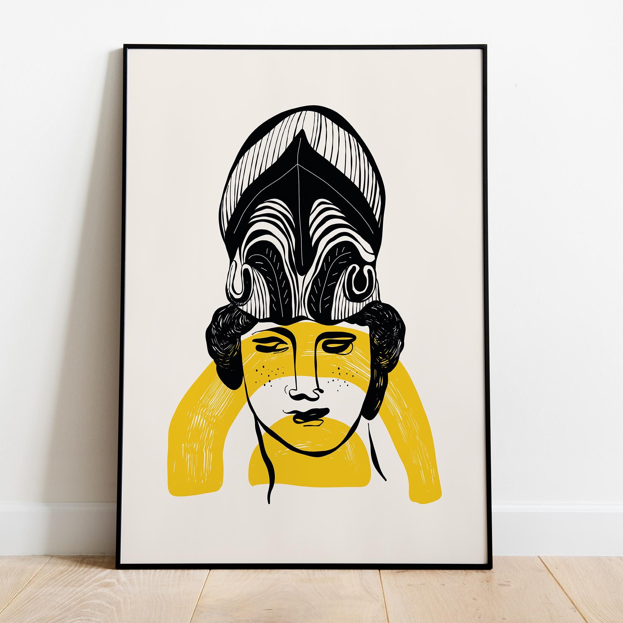 Modern Athena Art Print - Premium Framed Poster, Museum-Quality Paper, Sustainable Materials, Ready-to-Hang - Perfect Wall Decor