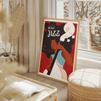 1983 New York Jazz Festival Poster - Premium Quality, FSC Certified Paper, Solid Pine Frame, Ready to Hang - Perfect for Jazz Lovers!
