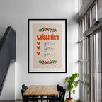 Wishlist Poster with Premium Wooden Frame - Museum-Quality Paper, Ready-to-Hang, Sustainable & Luxurious Home Décor Wall Art
