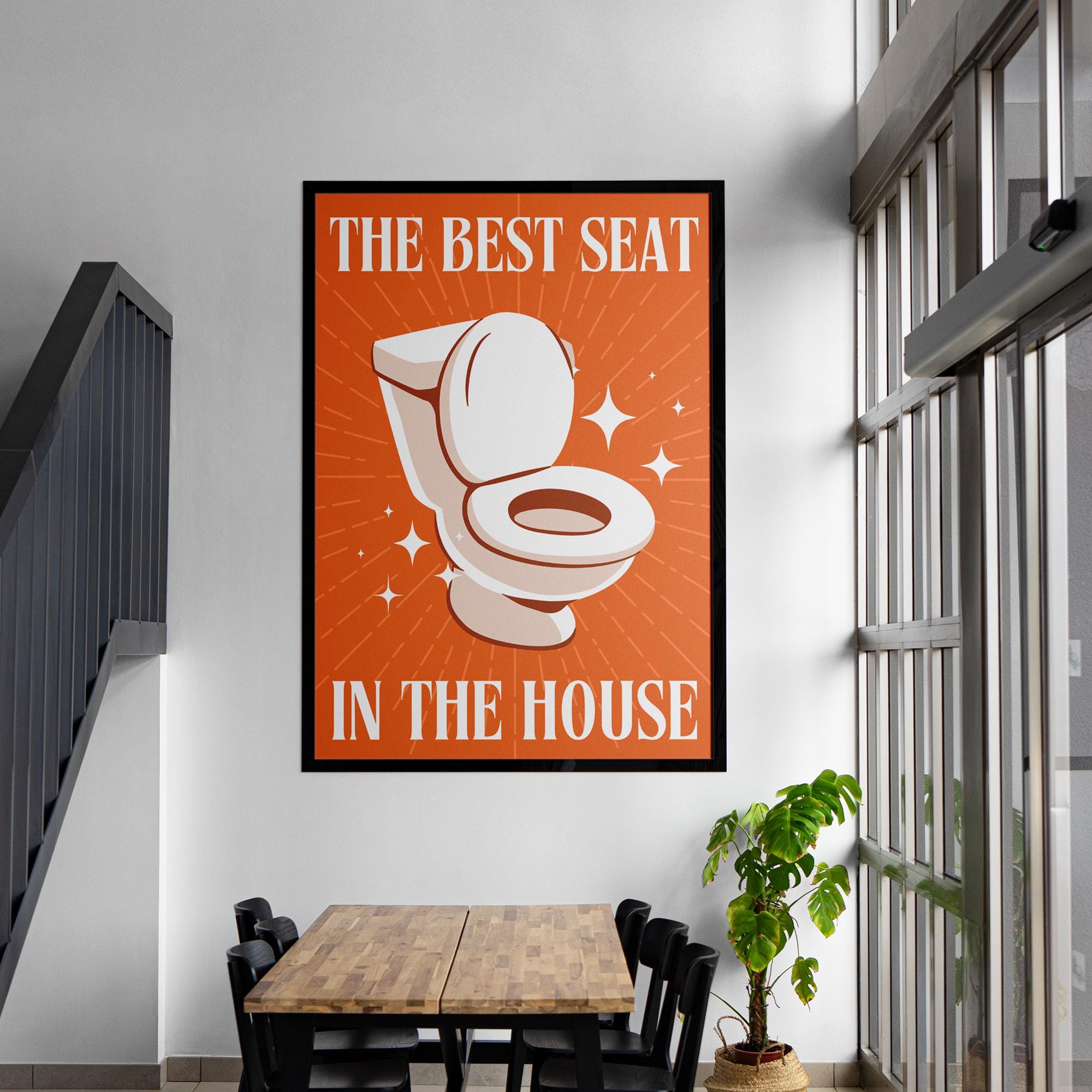 The Best Seat in the House Poster – Premium Museum-Quality Print, Framed Artwork with Sustainable Materials for Home Decor