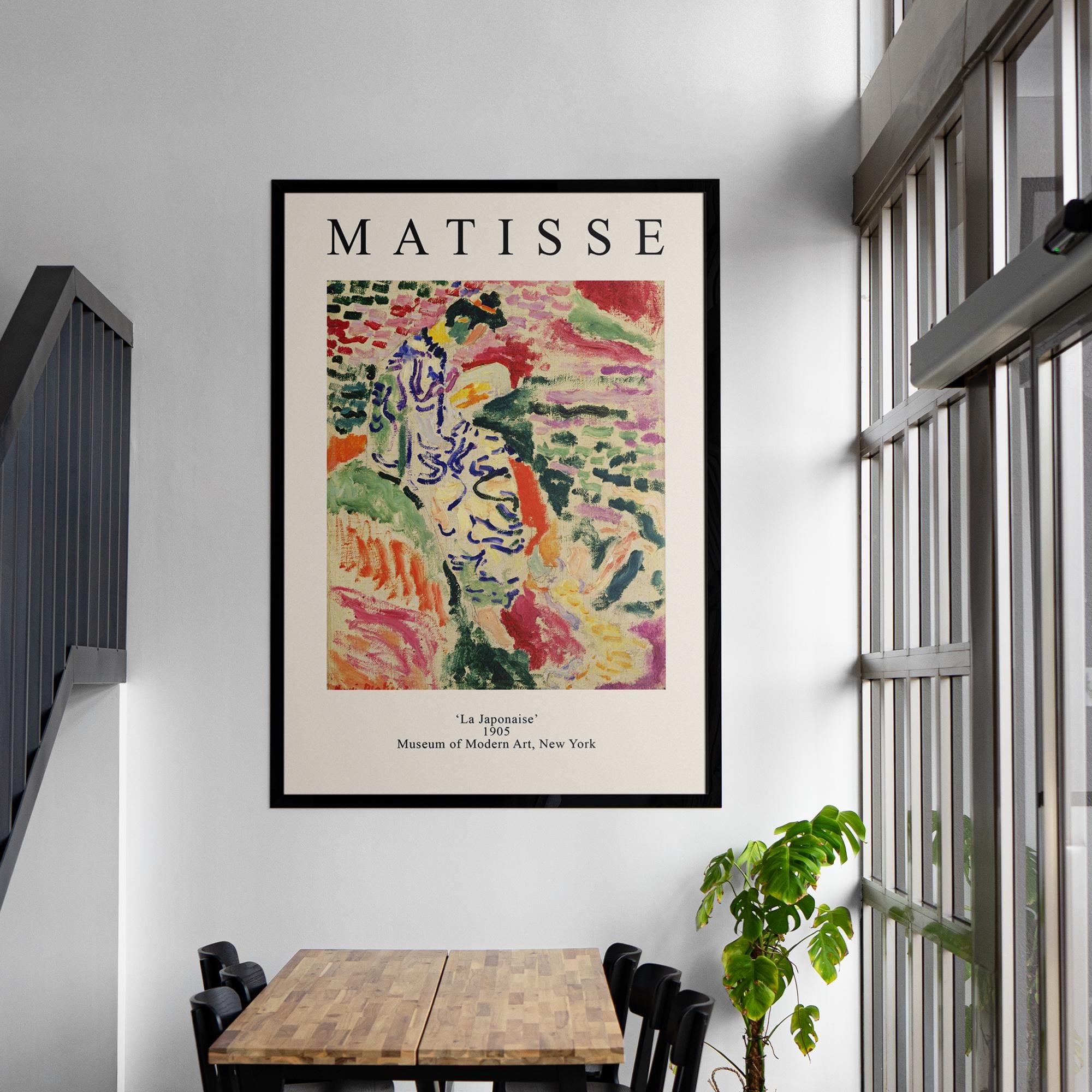 Matisse 'La Japonaise' Poster - Premium Framed Wall Art, Museum-Quality Print, Sustainable Paper, Available in Multiple Sizes & Colors