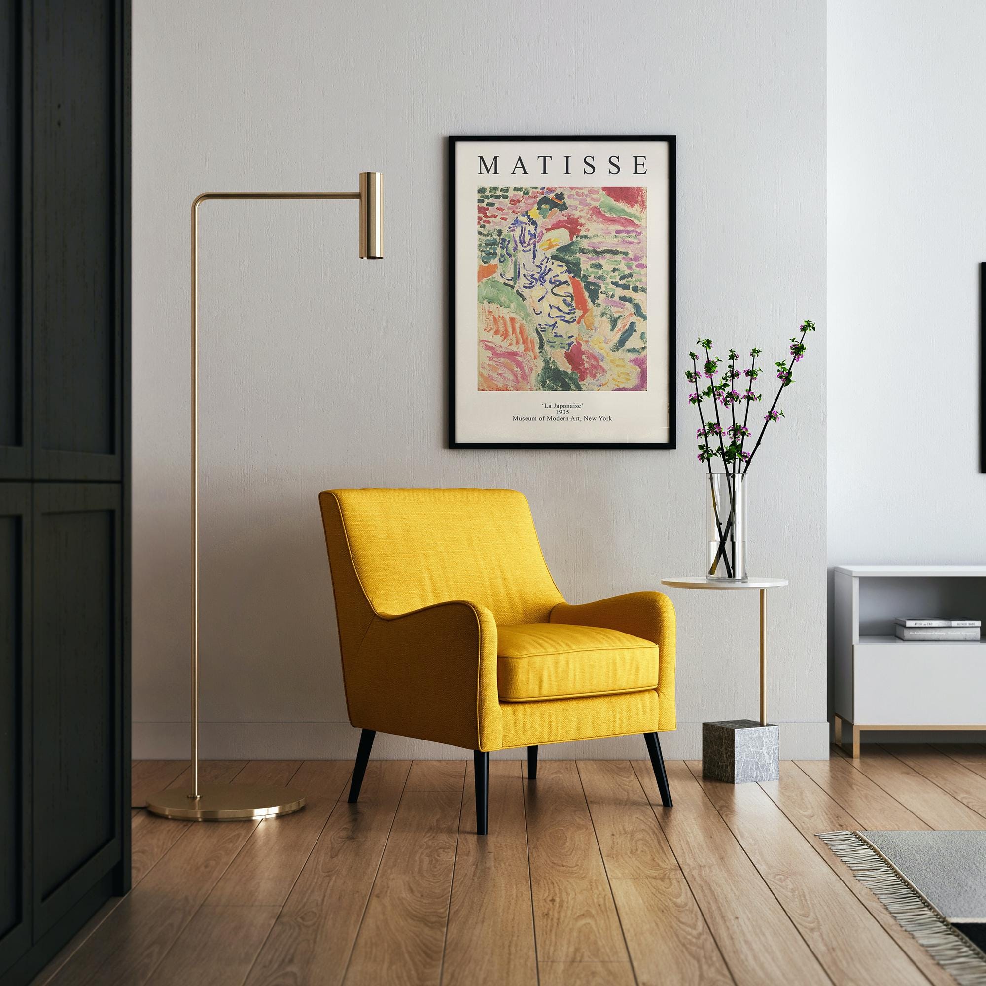 Matisse 'La Japonaise' Poster - Premium Framed Wall Art, Museum-Quality Print, Sustainable Paper, Available in Multiple Sizes & Colors