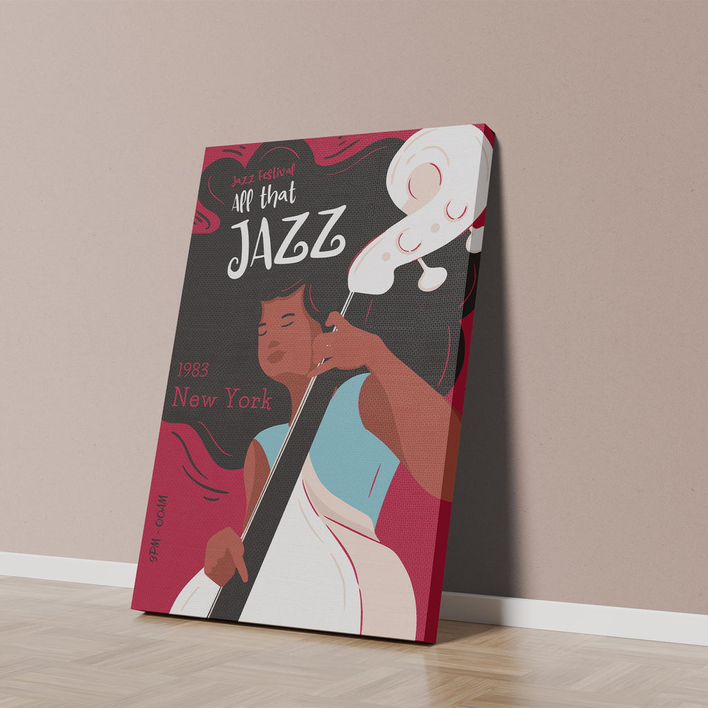 1983 New York Jazz Festival Poster - Premium Quality, FSC Certified Paper, Solid Pine Frame, Ready to Hang - Perfect for Jazz Lovers!