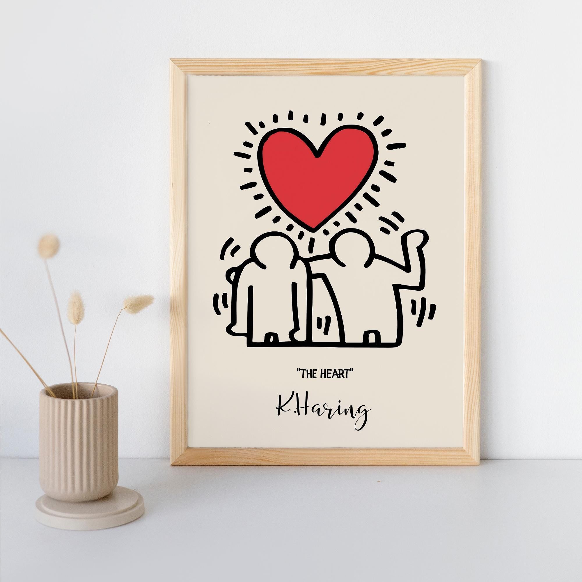 Heart-Themed Framed Poster - Museum-Quality Matte Paper, FSC Certified Sustainable Pine Frame, Shatterproof Plexiglass, 15 Sizes