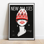 Vintage Art Deco Poster, 1926 Frank Walts Print-Museum-Quality Matte Paper, Sturdy Wood Frame (White/Wood/Black)- Sustainable, Ready to Hang