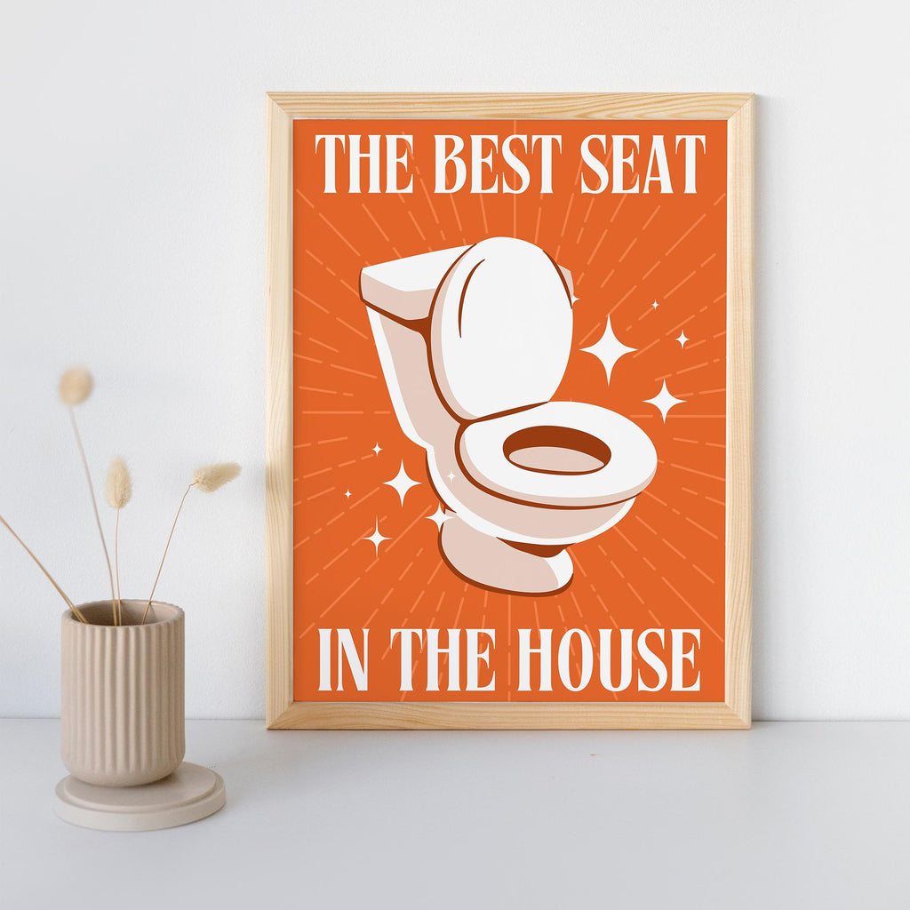 The Best Seat in the House Poster – Premium Museum-Quality Print, Framed Artwork with Sustainable Materials for Home Decor