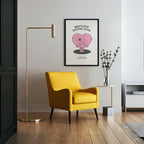 Self Love Social Club Poster - Premium Matte Paper, Solid Wood Frame, Ready to Hang