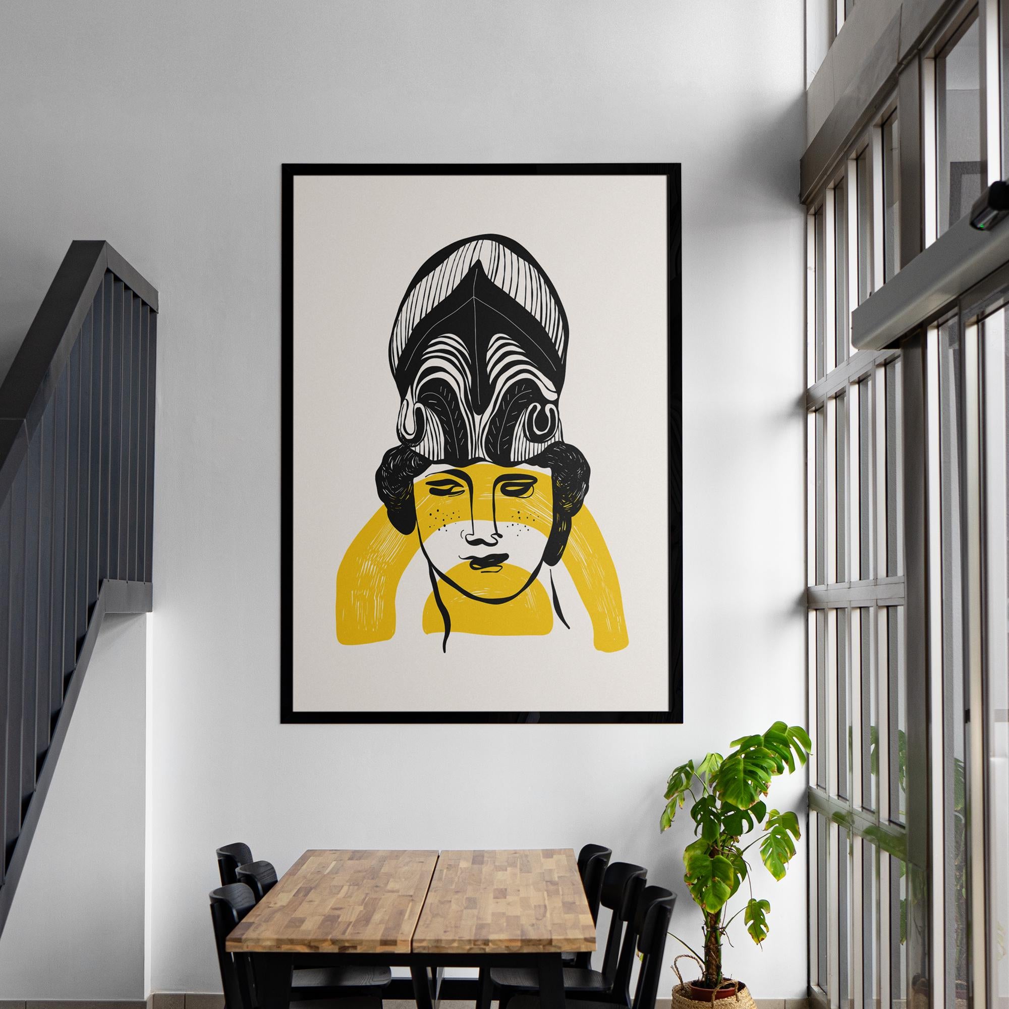 Modern Athena Art Print - Premium Framed Poster, Museum-Quality Paper, Sustainable Materials, Ready-to-Hang - Perfect Wall Decor