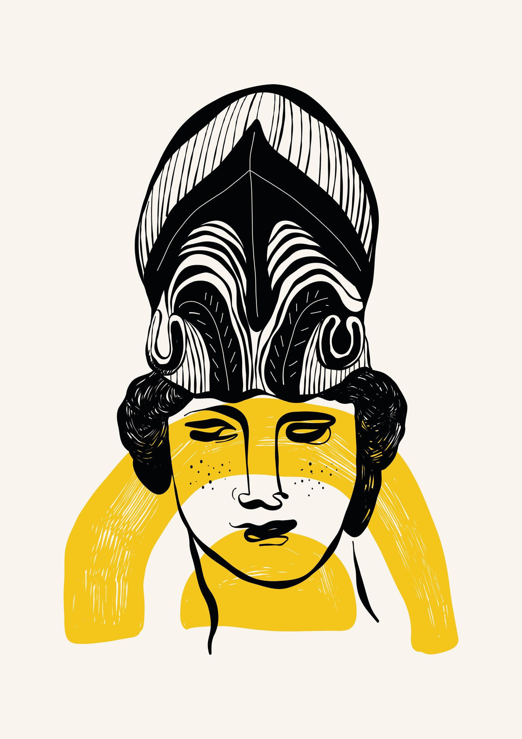 Modern Athena Art Print - Premium Framed Poster, Museum-Quality Paper, Sustainable Materials, Ready-to-Hang - Perfect Wall Decor