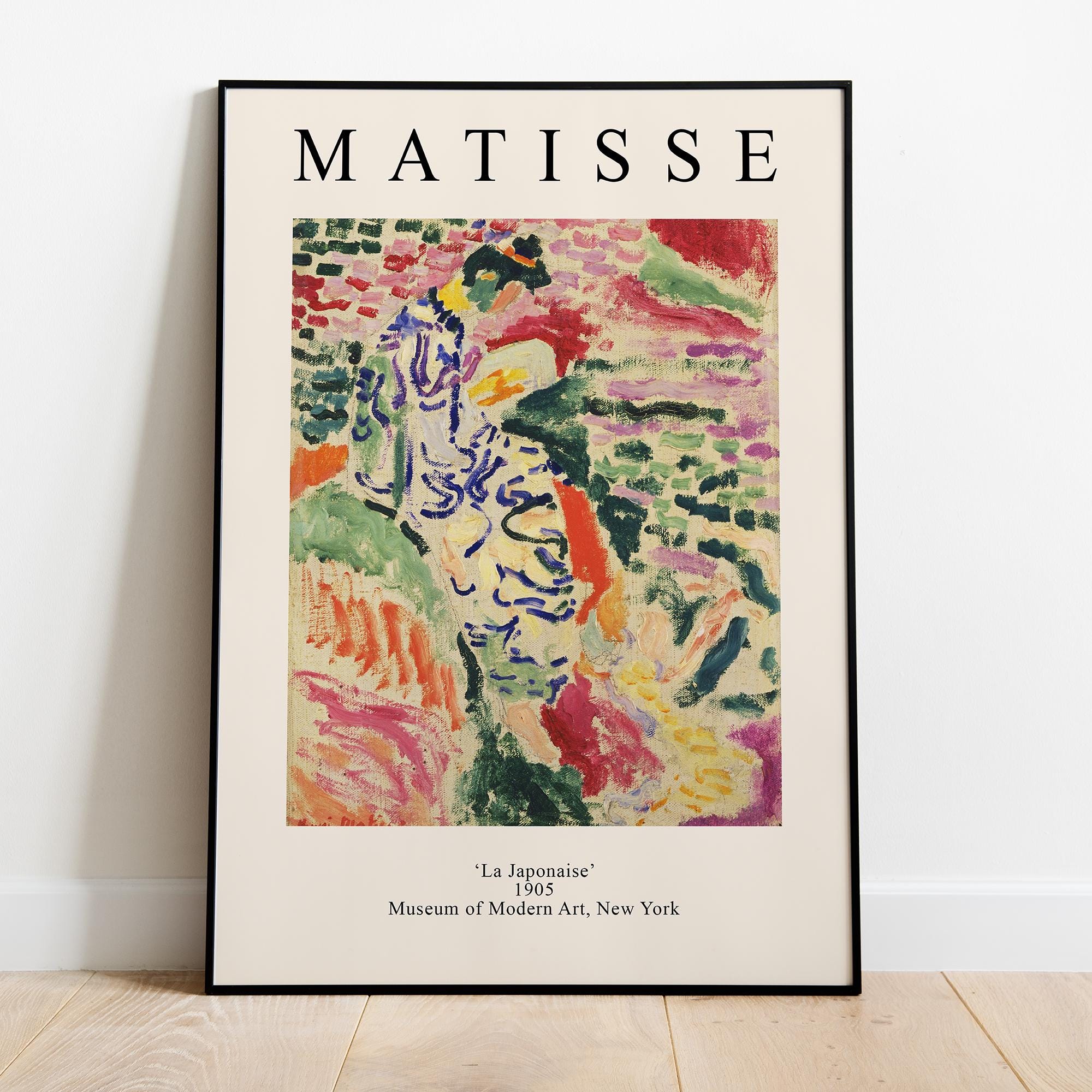 Matisse 'La Japonaise' Poster - Premium Framed Wall Art, Museum-Quality Print, Sustainable Paper, Available in Multiple Sizes & Colors